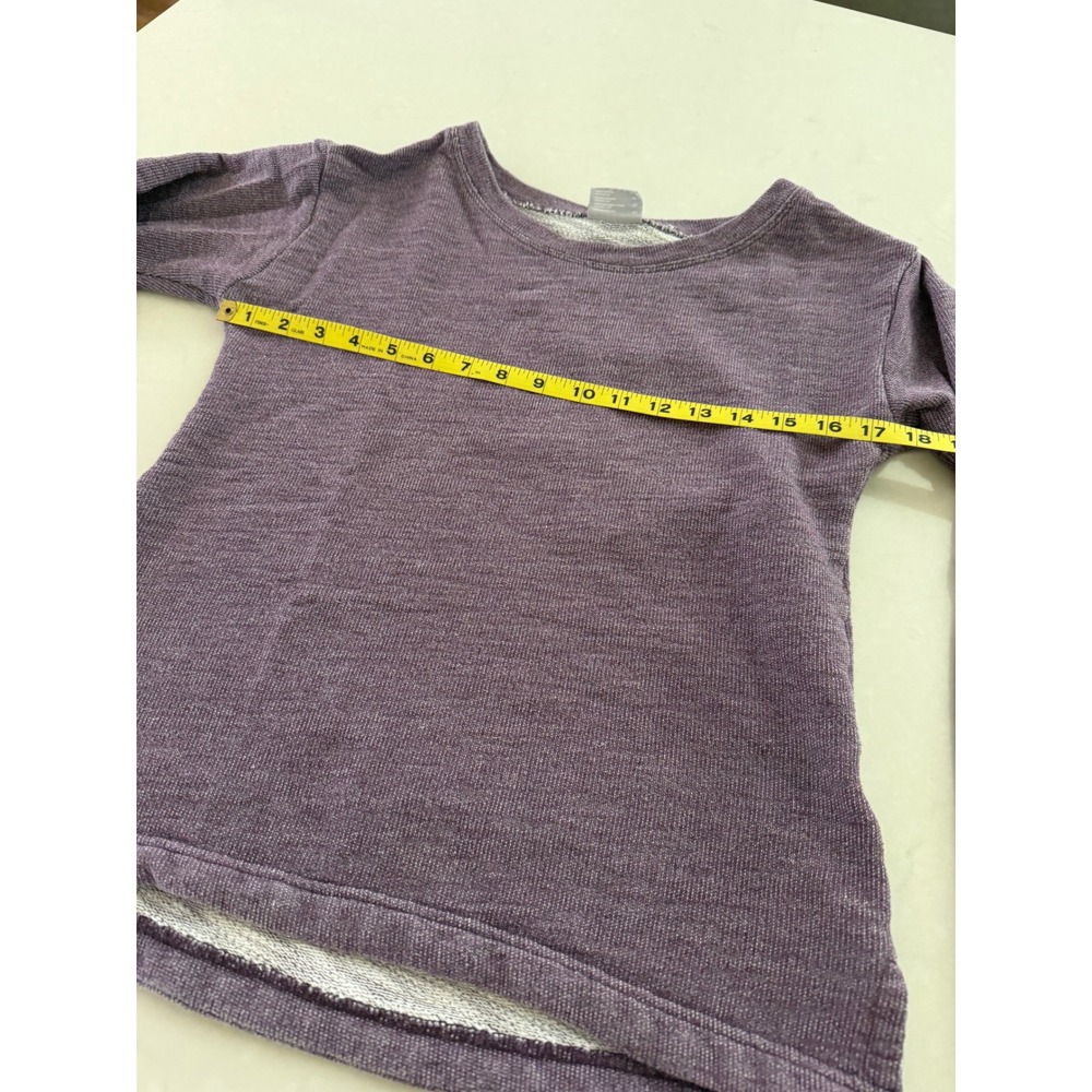 Columbia Womens Purple Marl Crewneck Sweatshirt Long Sleeve XL2464 XS - Picture 7 of 9